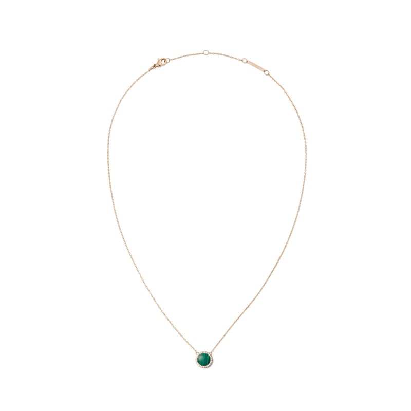 Daniel Wellington Audrey Malachite Rose Gold Necklace DW00401449