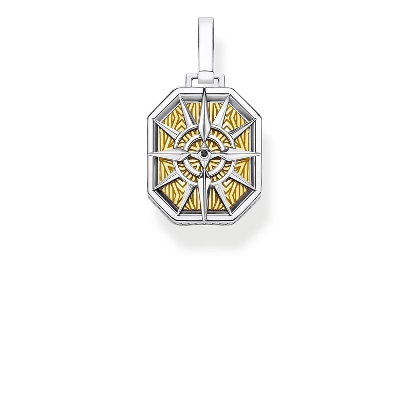 Thomas Sabo Compass Gold Small Pendant TPE867Y