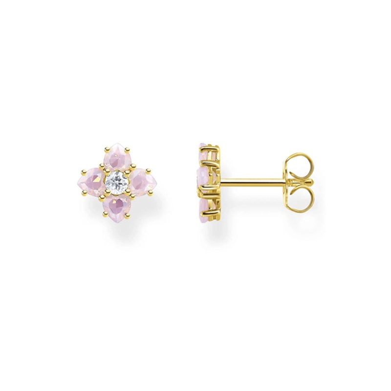 Thomas Sabo Ear Studs Flowers Gold TH2171Y