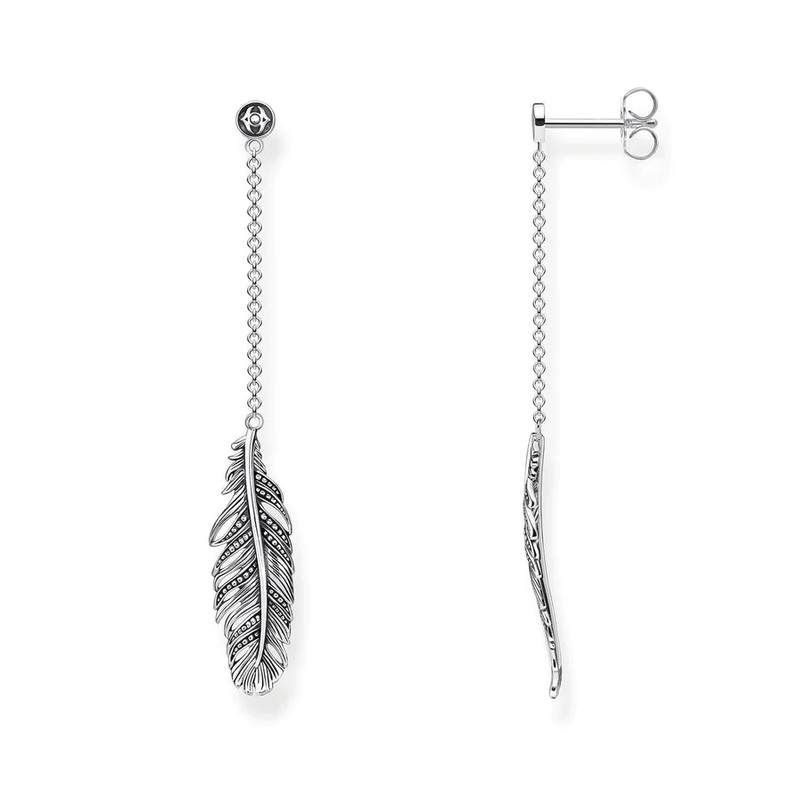 Thomas Sabo Earrings Feather TH2109