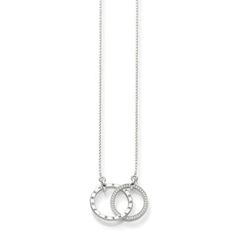 Thomas Sabo Together Rings Necklace 55-60cm