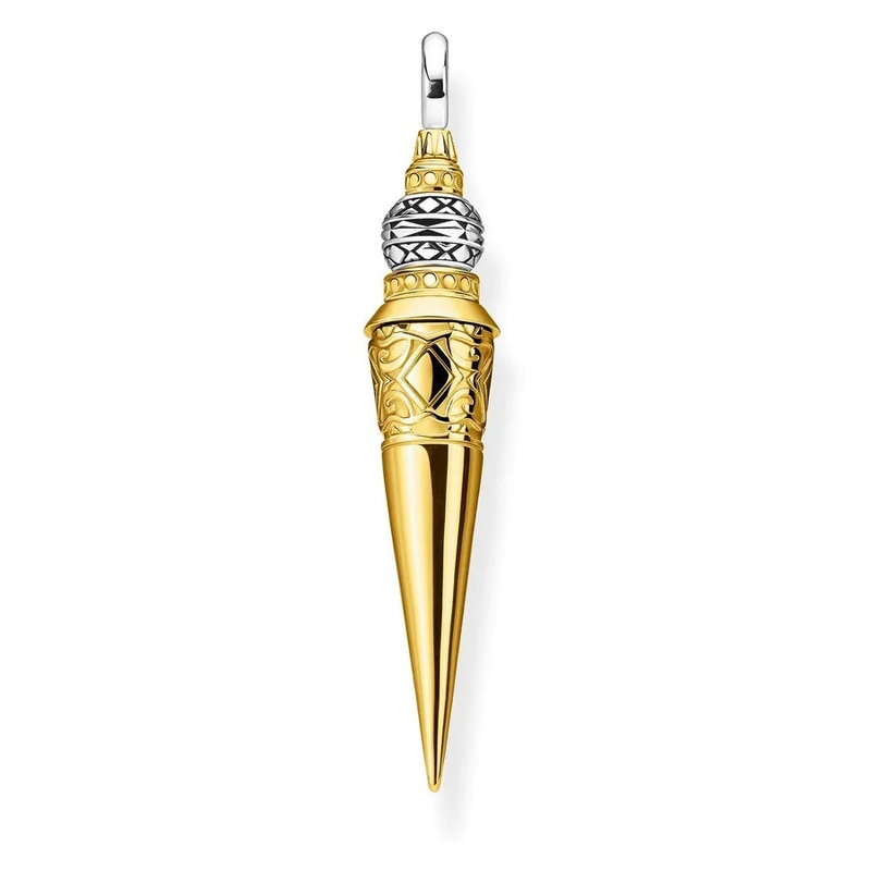 Thomas Sabo World Axis Cone Yellow Gold Plated Pendant
