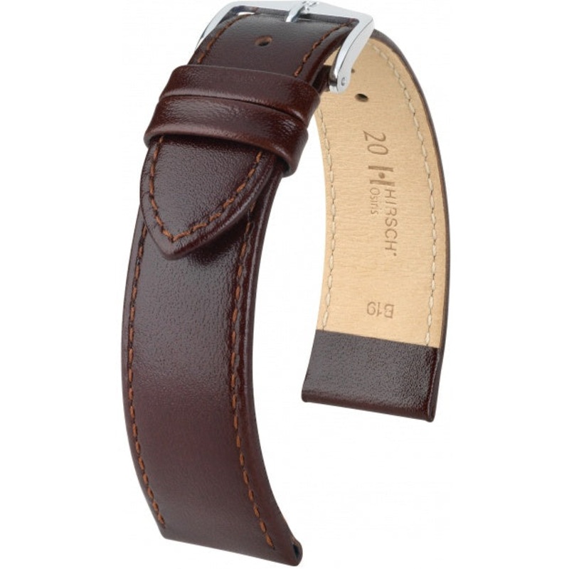 Hirsch Osiris Brown L Leather Band