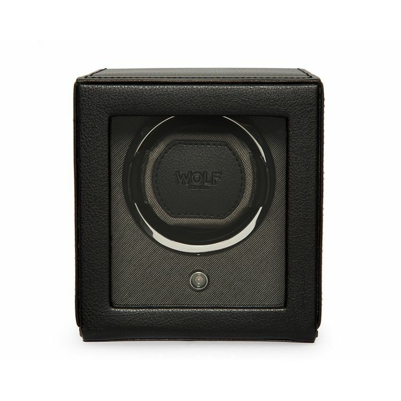 Wolf Cub Precision Watch Winder with Protective Cover