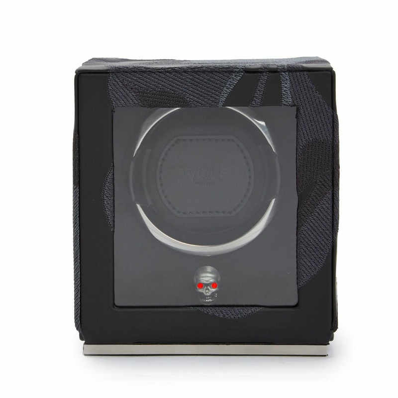 Wolf Memento Mori Cub Watch Winder Black 493102