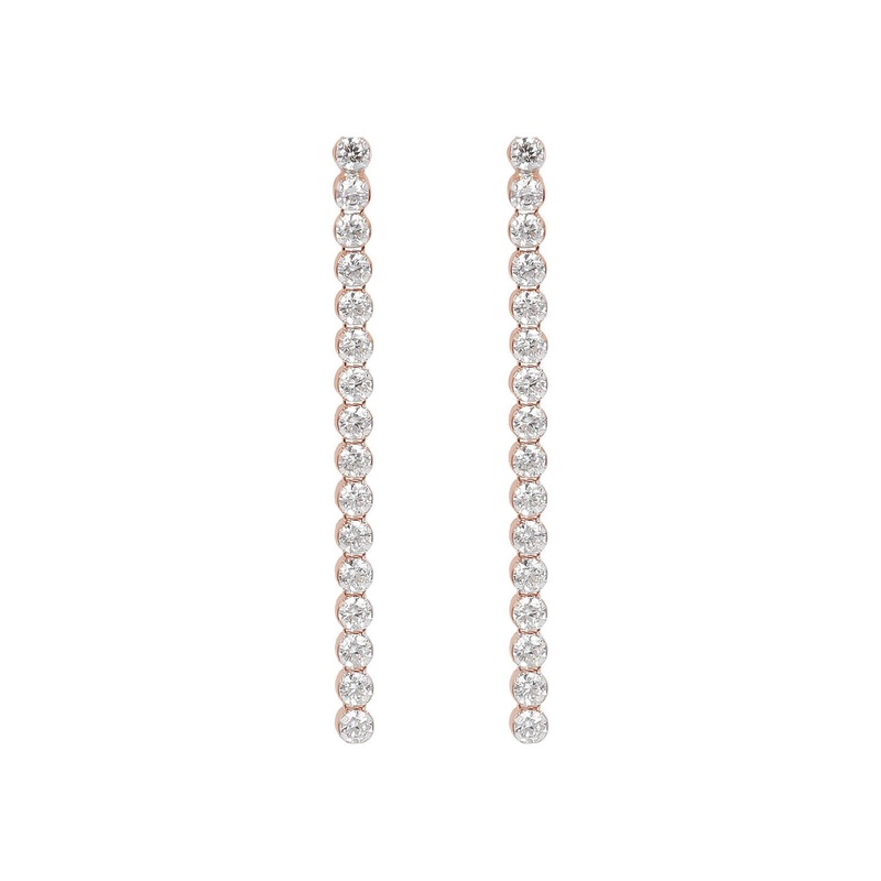 Bronzallure Altissima Tennis Earrings
