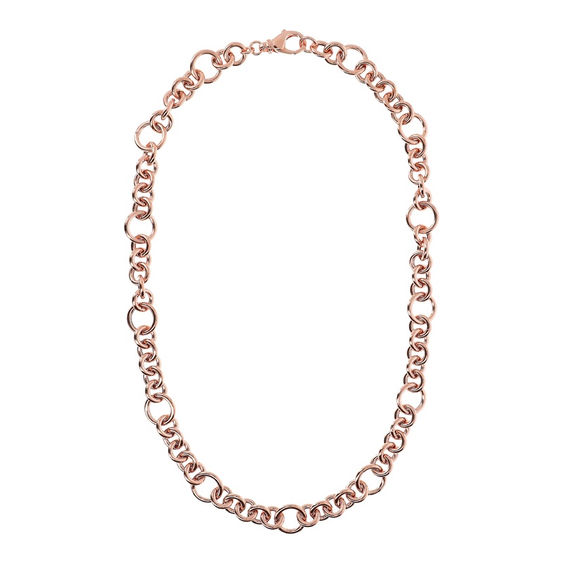 Bronzallure Necklace with Chain and Rings