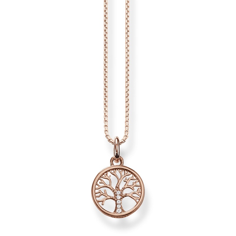 Thomas Sabo Necklace Tree Of Love Rose Gold