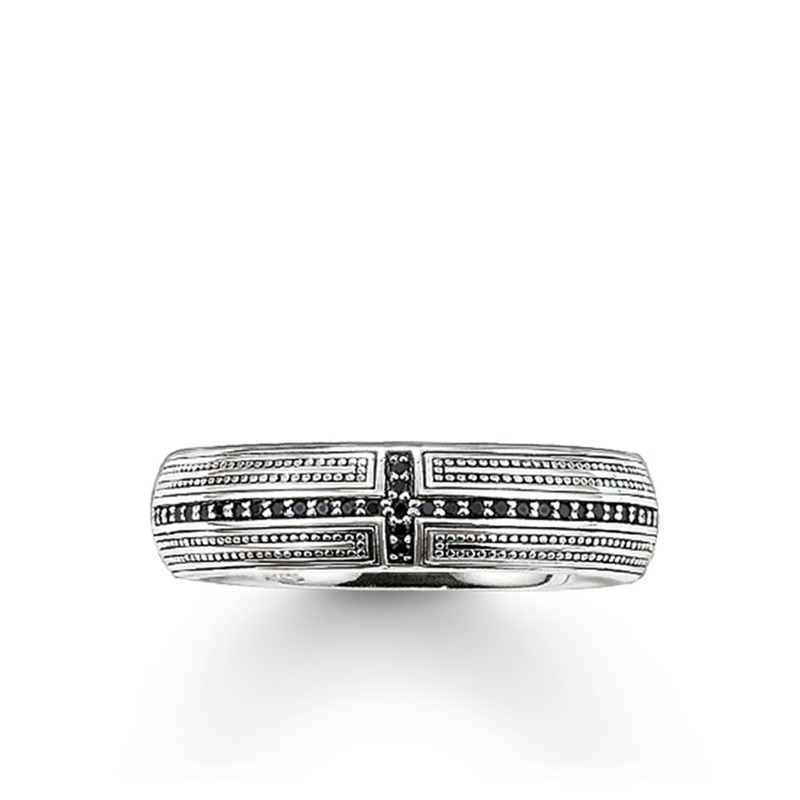 Thomas Sabo Band Ring “Cross Pave”