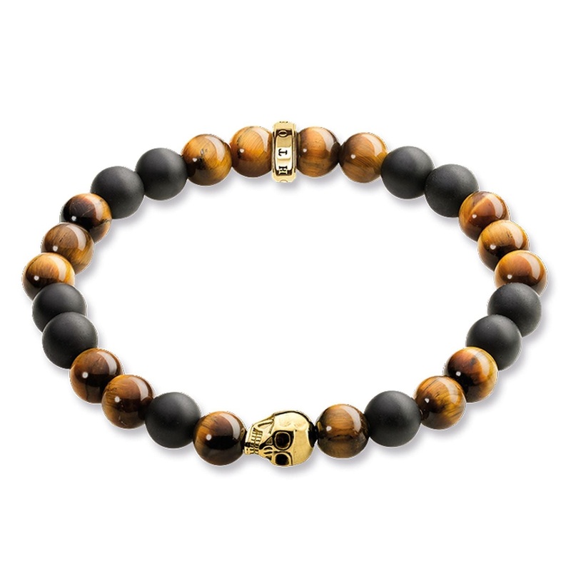 Thomas Sabo Bracelet “Brown Skull”