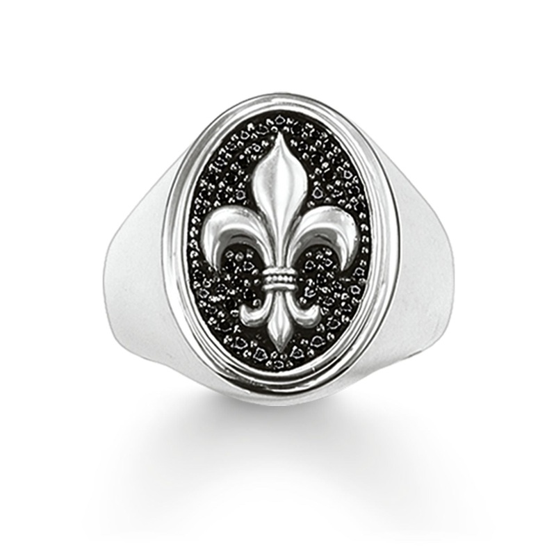 Thomas Sabo Signet Ring “Fleur-De-Lis”