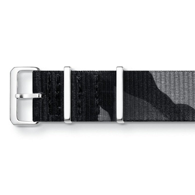 Thomas Sabo Watch Band “Code TS Nato Black Camouflage”