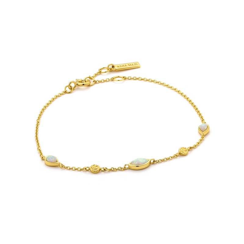 Ania Haie Opal Colour Bracelet – Gold