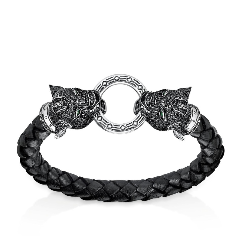 Thomas Sabo Leather Strap “Black Cat”