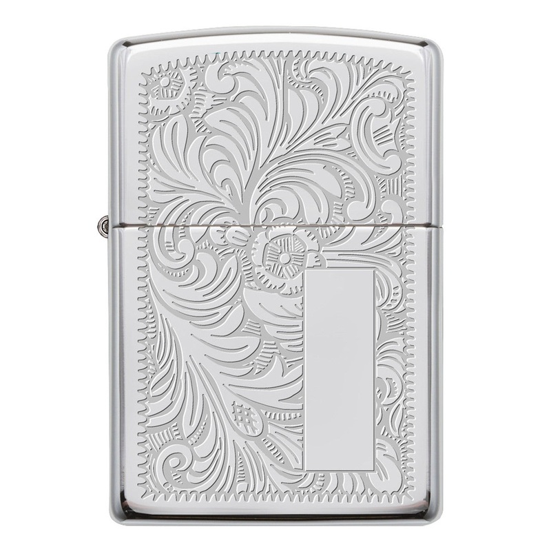 Zippo 352 High Polish Chrome Venetian Lighter 90352