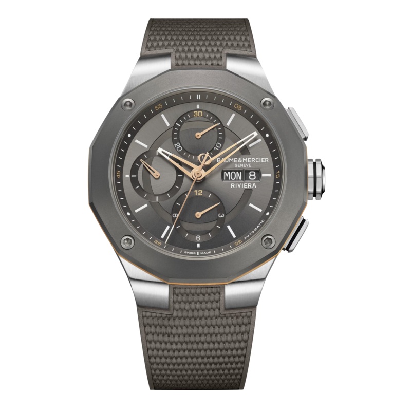 Baume & Mercier Steel Titanium Chronograph Riviera 43mm 10722