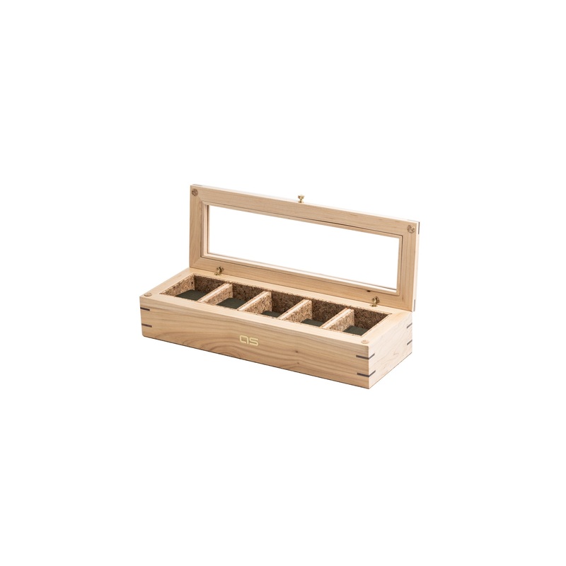 Wolf Analog/Shift Flatiron II 5-Piece Watch Box 710211