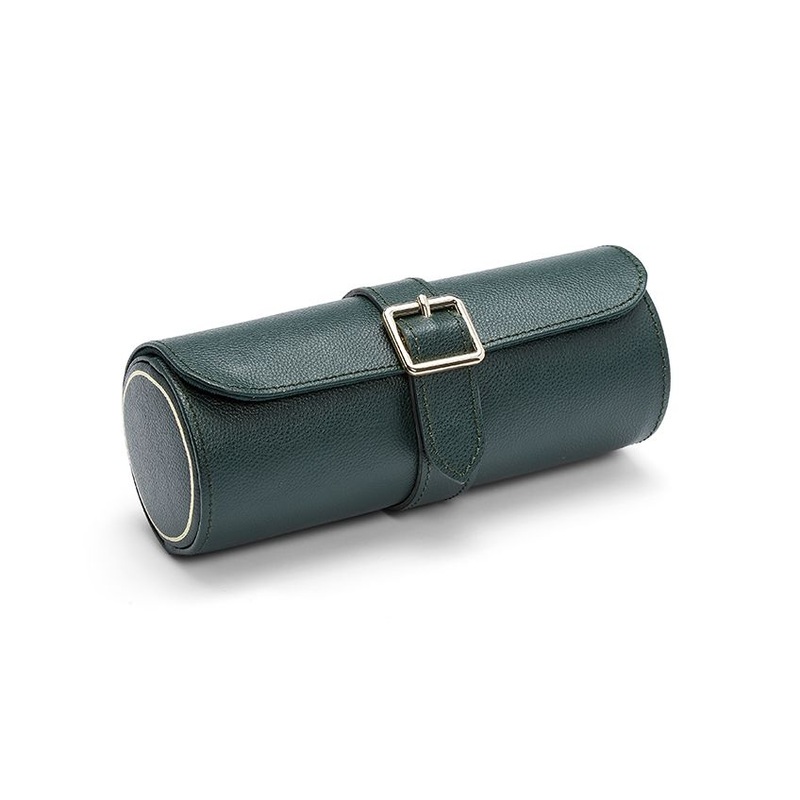 Wolf British Racing Green TripleE Watch Roll 792941