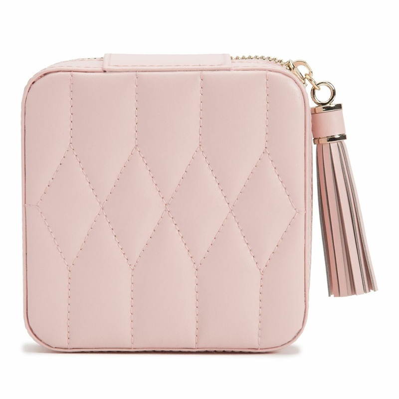 Wolf Caroline Zip Rose Quartz Travel Case 329915