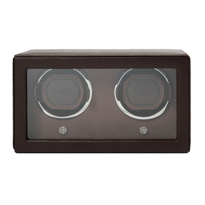 Wolf Cub Double Watch Winder With Cover