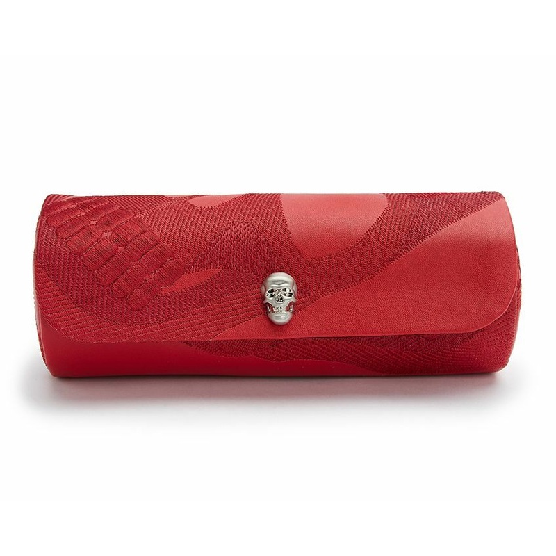 Wolf Memento Mori Triple Watch Roll Red 493472