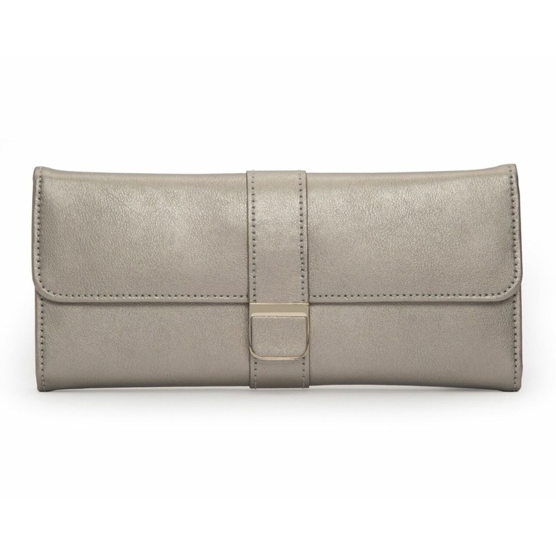 Wolf Palermo Jewellery Roll Pewter 213478