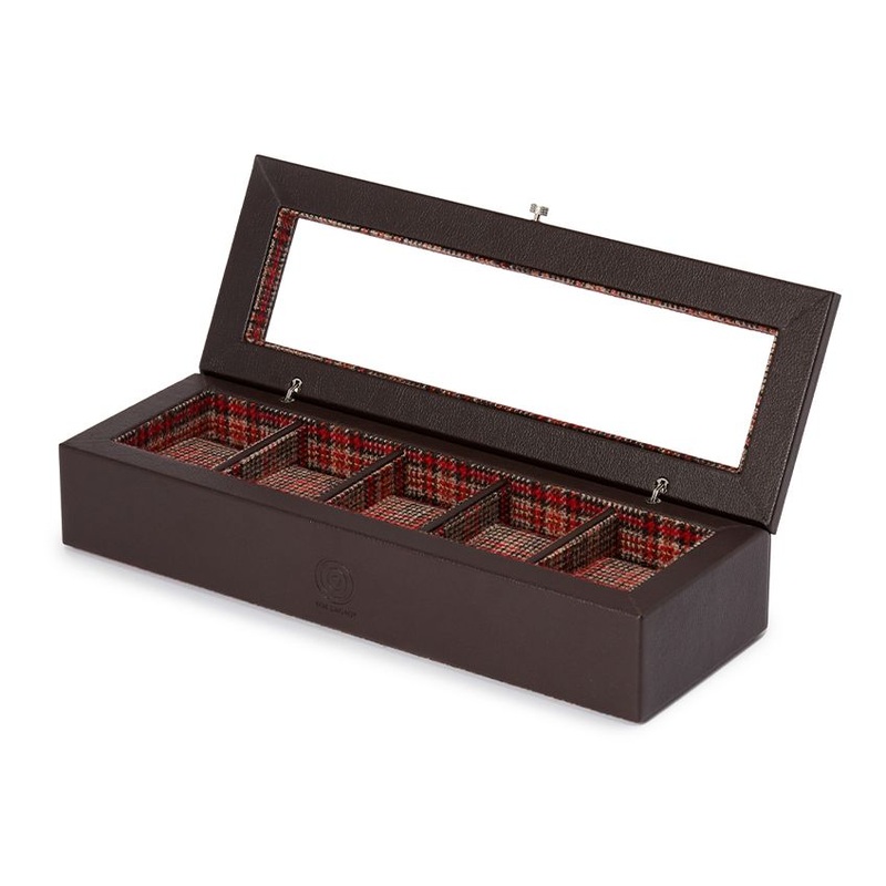 Wolf WM Brown 5 Piece Watch Box 800672