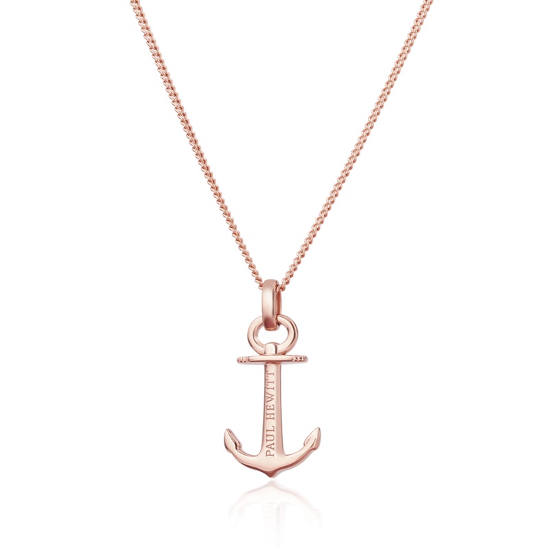 Paul Hewitt Anchor Spirit Rose Gold Necklace