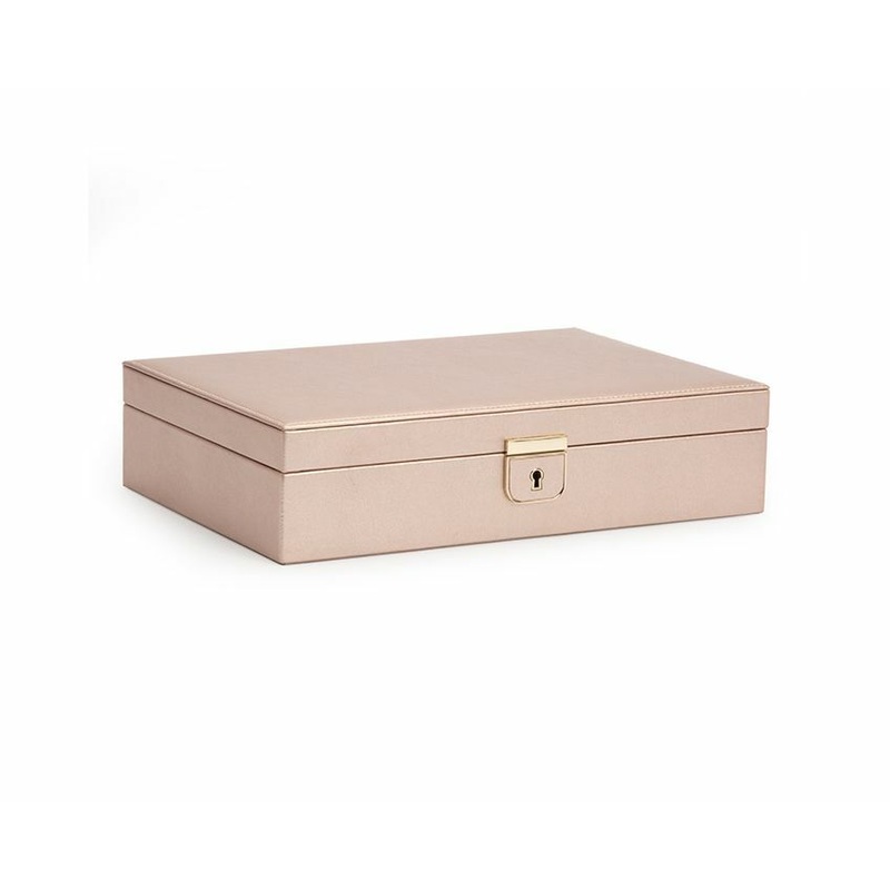 Wolf Palermo Medium Jewellery Box Rose Gold