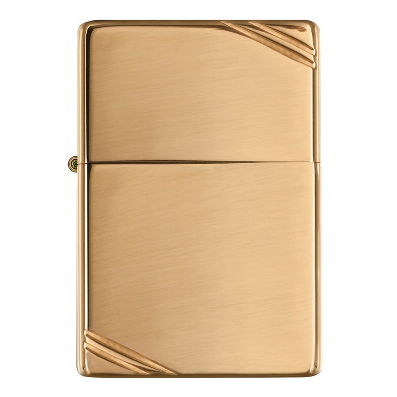 Zippo 270 High Polish Brass Vintage Lighter