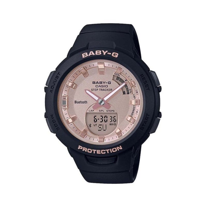 Baby-G Pink Dial Bluetooth Watch BSAB100MF-1A