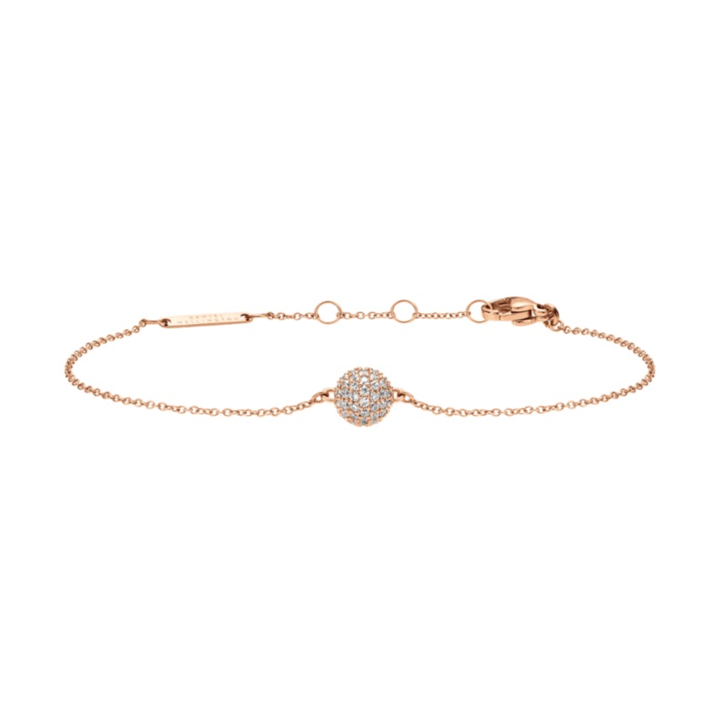 Daniel Wellington Pav Crystal Pendant Rose Gold Bracelet DW00400626