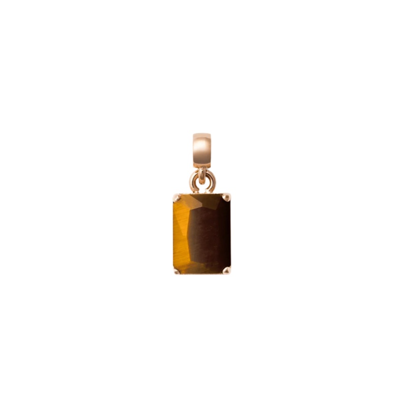 Daniel Wellington Tiger eye Octagon Rose Gold Charm DW00401468