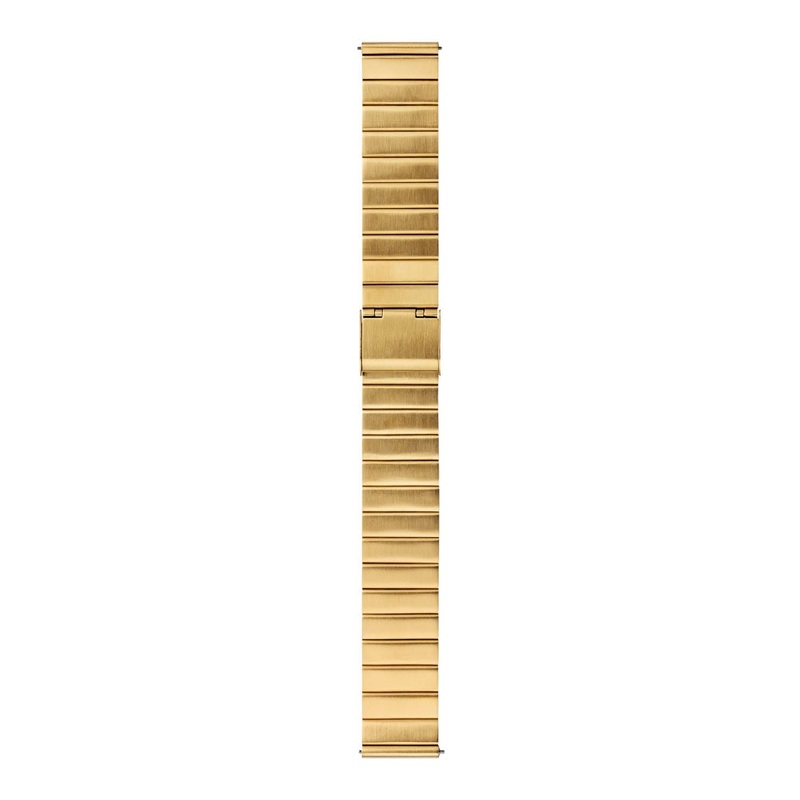 Mondaine Gold Stainless Steel Brushed 20mm Watch Band FM22620.IPG.M