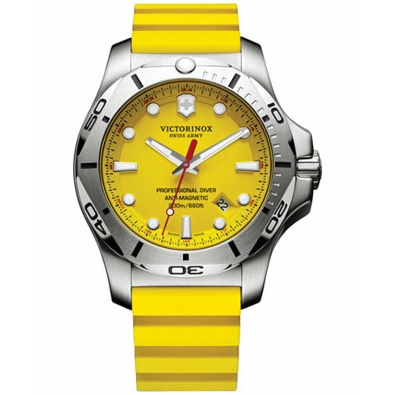 Victorinox Swiss Army Inox Yellow 200M Mens Watch 241735.1