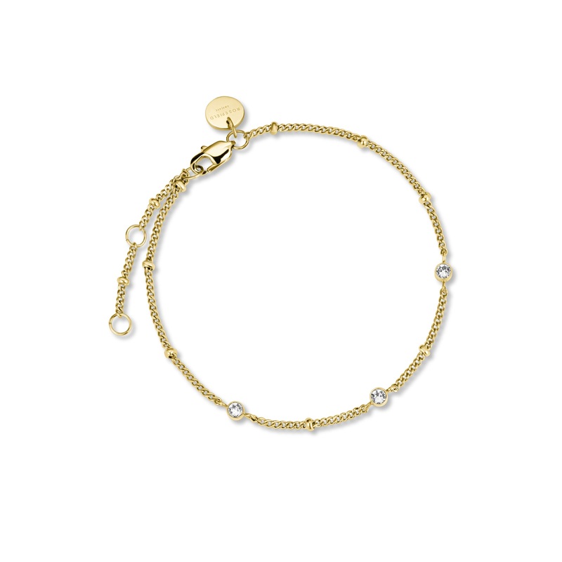 Rosefield TOC Triple Crystal Dot Gold Bracelet JTBTG-J430