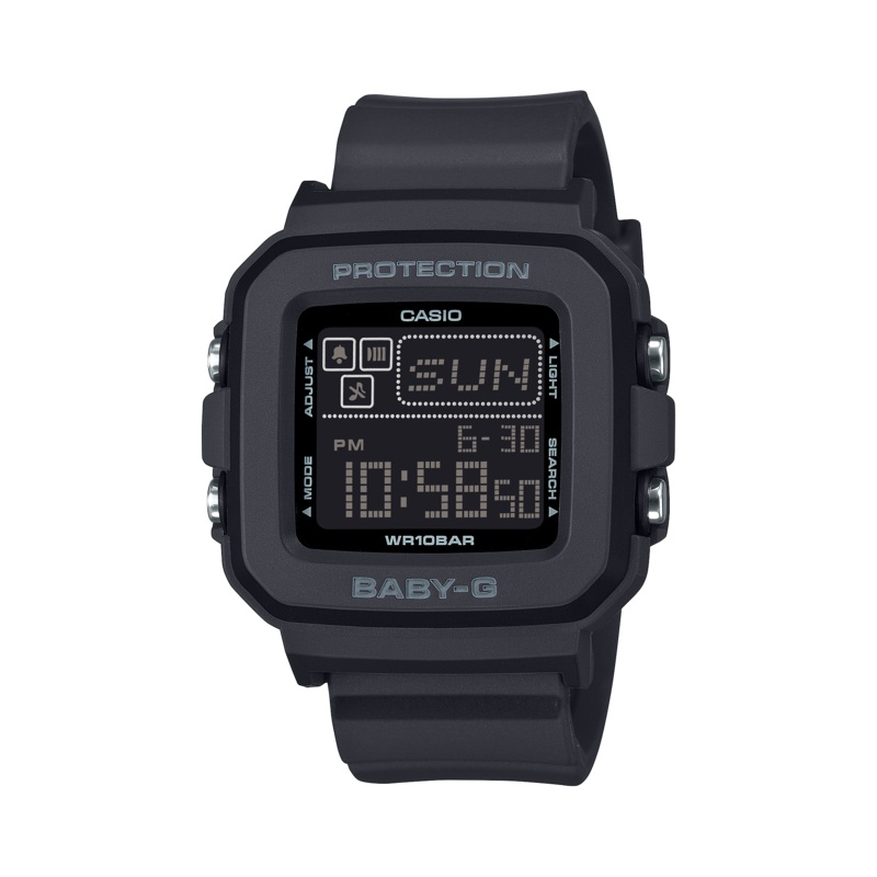 Baby-G Black Dial Black Resin Band Watch BGD10-1D