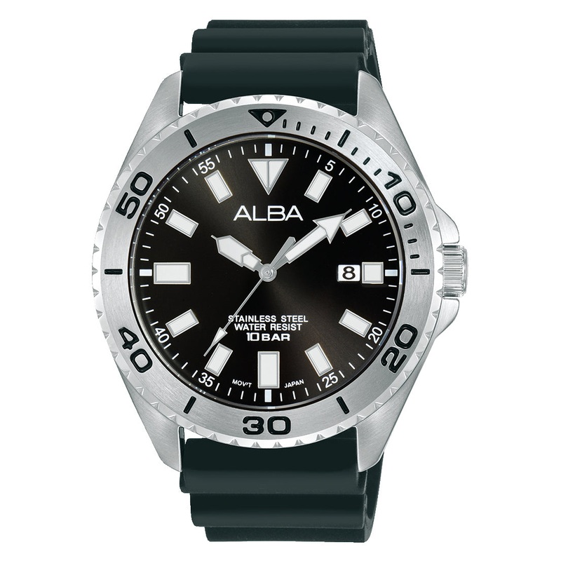 Alba Workman Sports Stainless Steel Mens Watch AS9Q49X