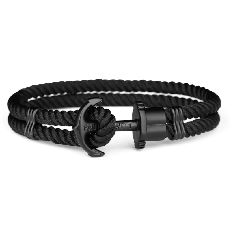 Paul Hewitt Phrep Nylon Black / Black Bracelet – XXXL