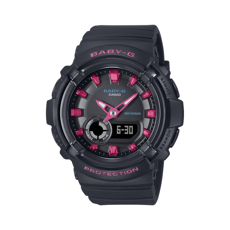 Baby-G Black Dial Black Resin Band Watch BGA280DN-1A
