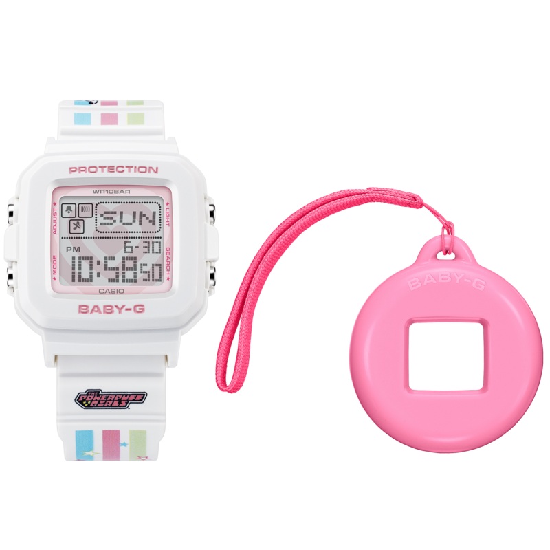Baby G Powerpuff Girls Collaboration Resin Band Watch BGD10KPP-7D