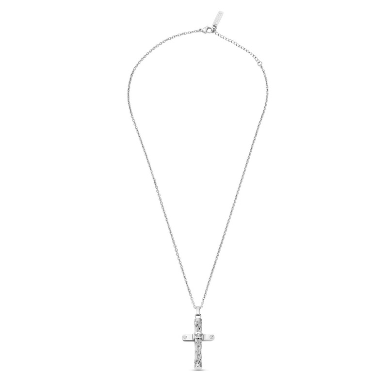 Police Crossed Men’s Necklace