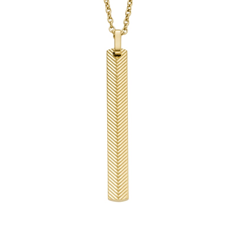 Fossil Harlow Gold Necklace JF04609710