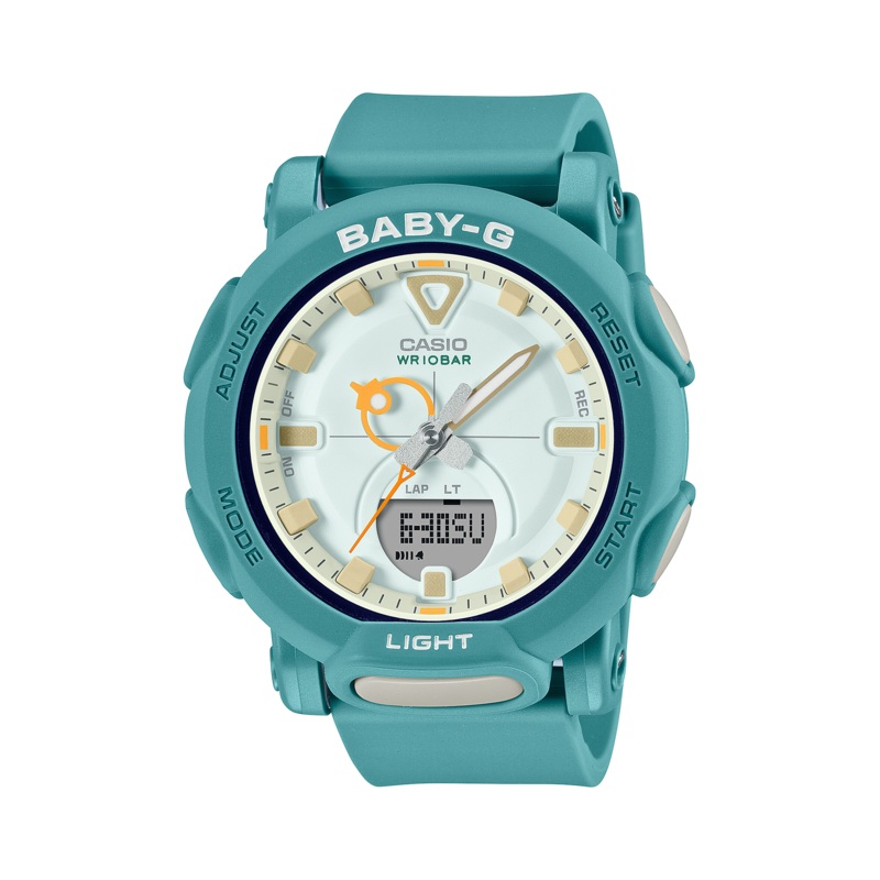 BABY-G DUO Retro Pop Green Resin Band Watch BGA310RP-3A