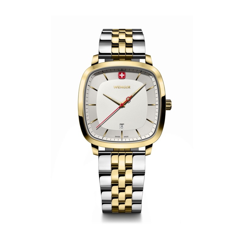 Wenger Vintage Classic 37mm White Dial Stainless Steel Watch 01.1921.104