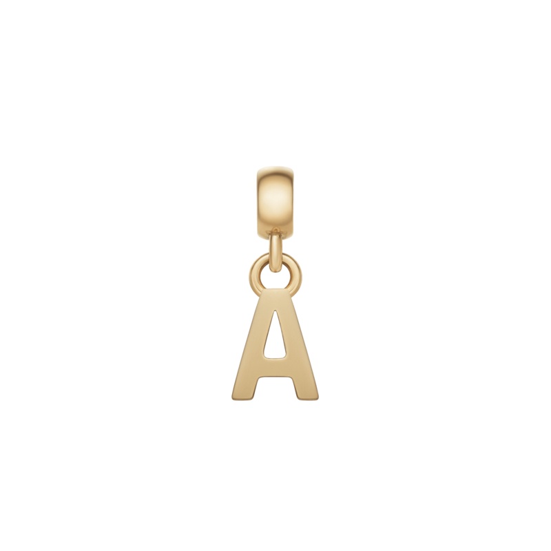 Daniel Wellington Letter Charm Gold