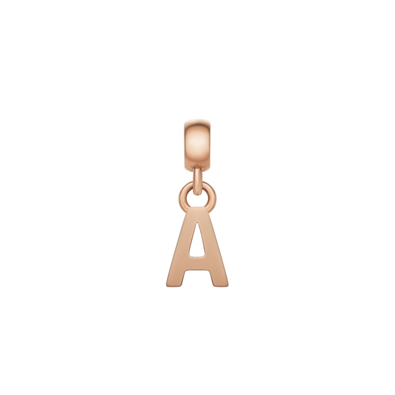 Daniel Wellington Letter Charm Rose Gold
