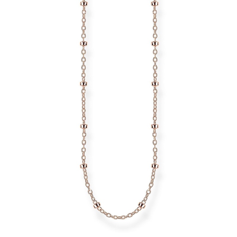 Thomas Sabo Round Belcher Chain Rose Gold